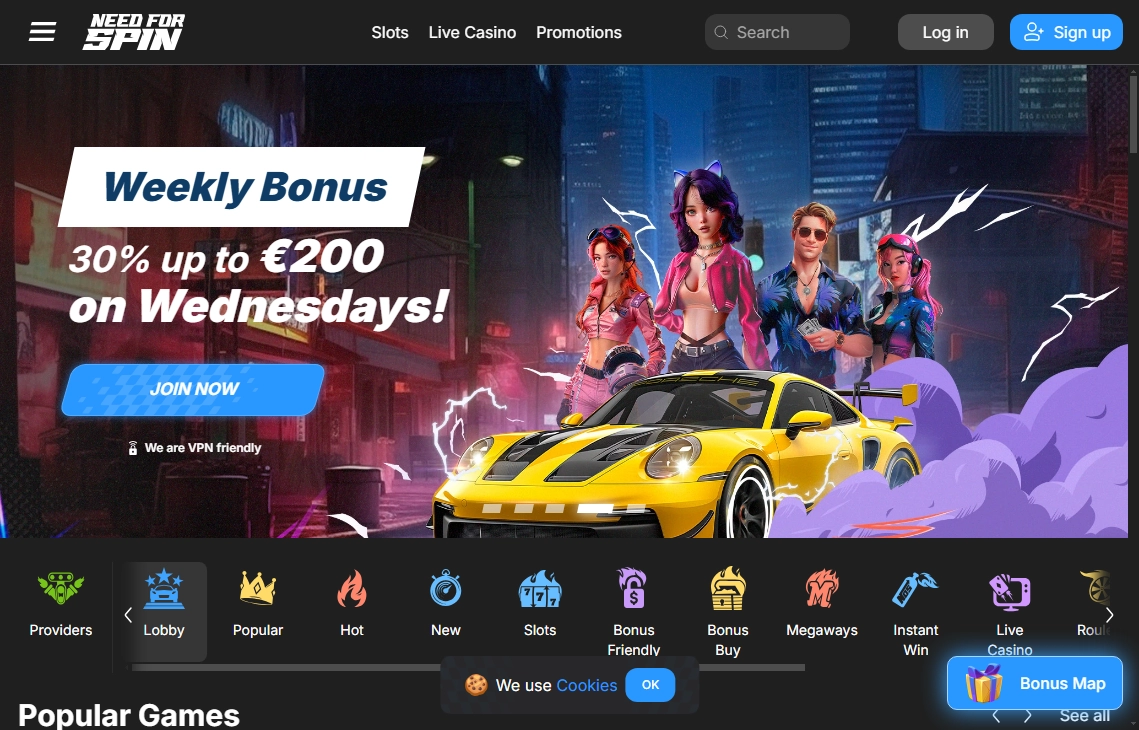 Need For Spin Casino